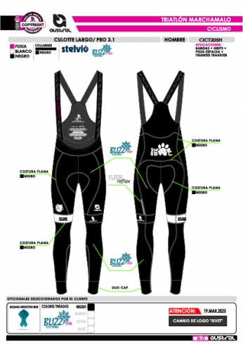 Culotte Largo PRO 3.1 - Negro