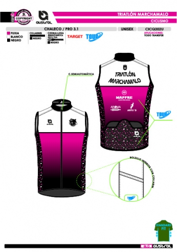 Chaleco PRO 3.1 - Fucsia