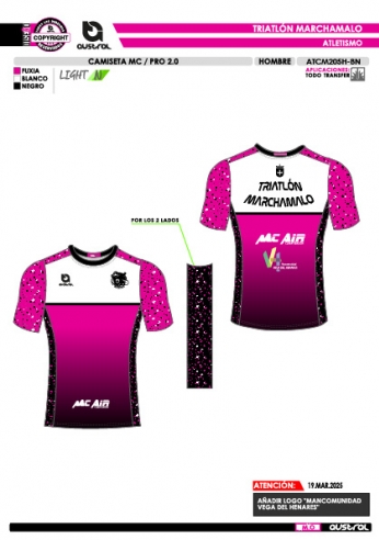Camiseta MC PRO 2.0 - Fucsia