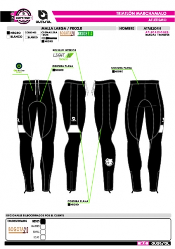 Malla Larga PRO 2.0 - Negro