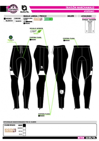 Malla Larga PRO 2.0 - Negro