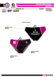 Bañador 8C - Fucsia 2