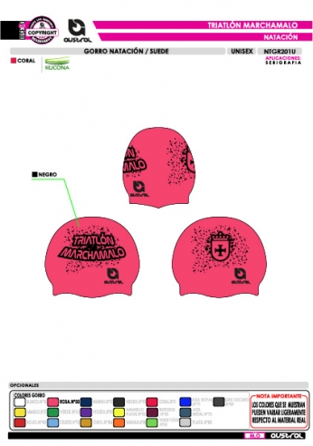 Gorro Natacion SUEDE - Rosa