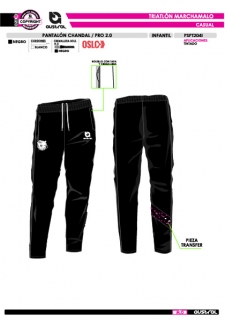 Pant. Chándal PRO 2.0 - Negro 2