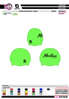 Gorro Natacion SUEDE - Verde 2