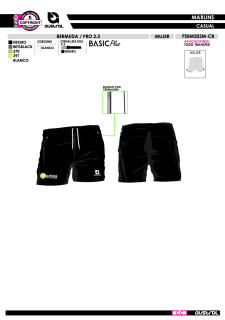 Bermuda PRO 2.3 - Negro 2