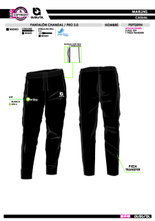 Pant. Chándal PRO 3.0 - Negro 2