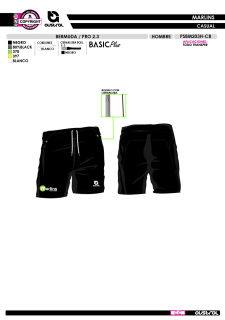 Bermuda PRO 2.3 - Negro 2