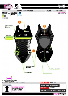 Tritraje Body PRO 2.0 - Negro 2