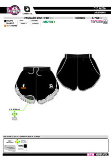 Pantalón Split PRO 1.1 - Negro 2