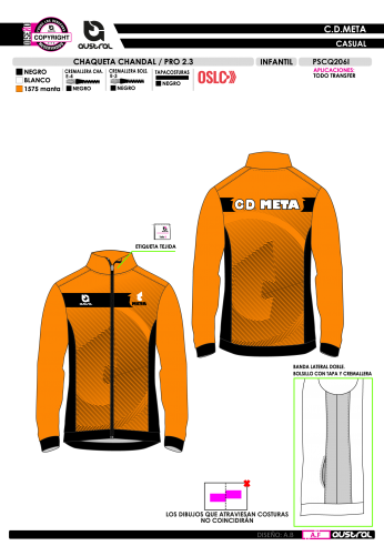 Chaq. Chándal PRO 2.3 - Naranja