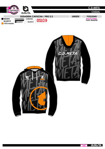 Sudadera Capucha PRO 2.3 - Negro