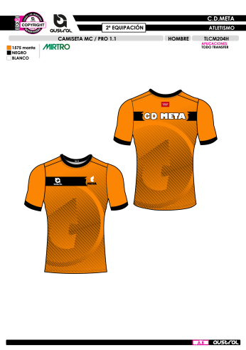 Camiseta MC / PRO 1.1 - 2ª Equip. -...
