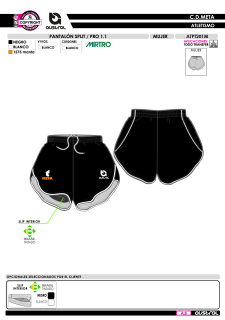 Pantalón Split PRO 1.1 - Negro 2