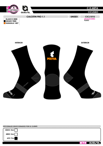 Calcetín PRO 1.1 - Negro