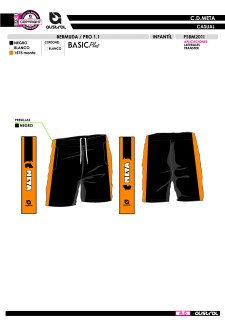 Bermuda PRO 1.1 - Negro 2