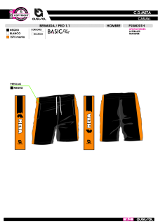 Bermuda PRO 1.1 - Negro 2