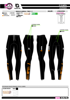 Malla Larga PRO 1.1 - Negro 2