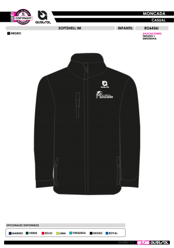 Softshell IM - Negro