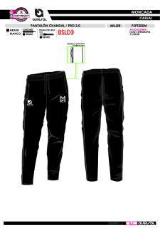 Pant. Chándal PRO 2.0 - Negro 2