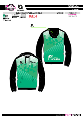 Sudadera Capucha PRO 2.3 - Verde