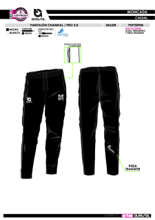 Pant. Chándal PRO 3.0 - Negro 2