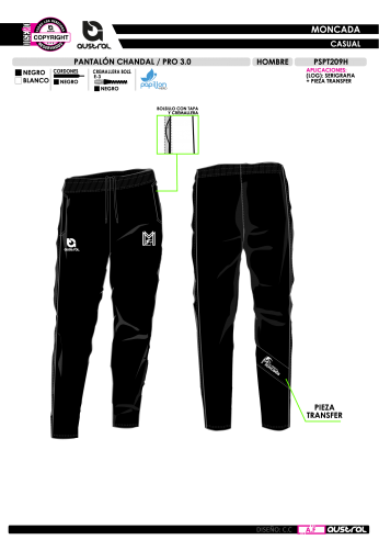 Pant. Chándal PRO 3.0 - Negro