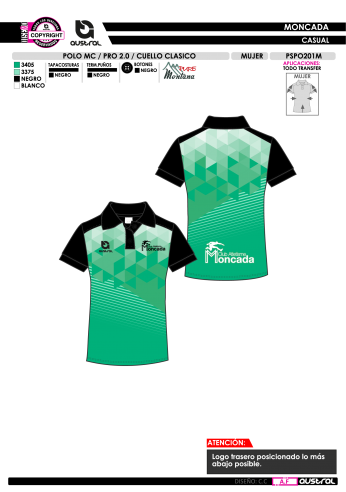 Polo MC PRO 2.0 Cuello Clásico - Verde