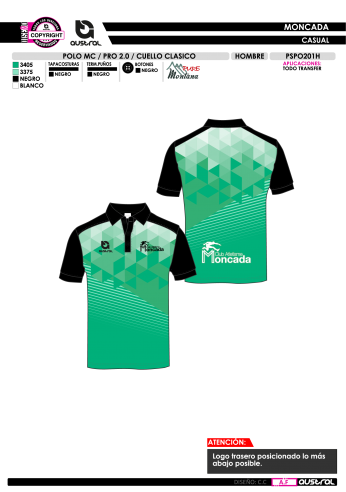 Polo MC PRO 2.0 Cuello Clásico - Verde