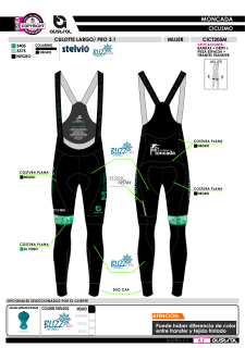 Culotte Largo PRO 3.1 - Negro 2