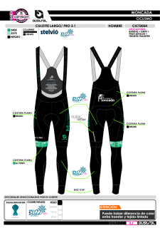 Culotte Largo PRO 3.1 - Negro 2