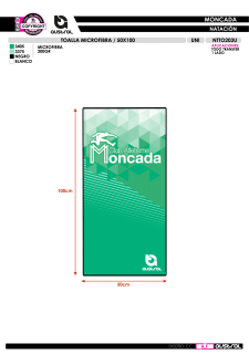 Toalla Microfibra 50x100 -... 2