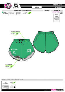 Pantalón Split PRO 2.0 - Verde 2