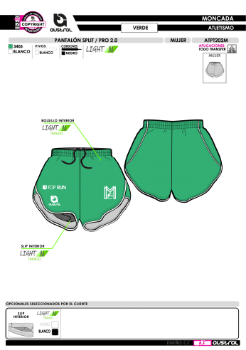 Pantalón Split PRO 2.0 - Verde
