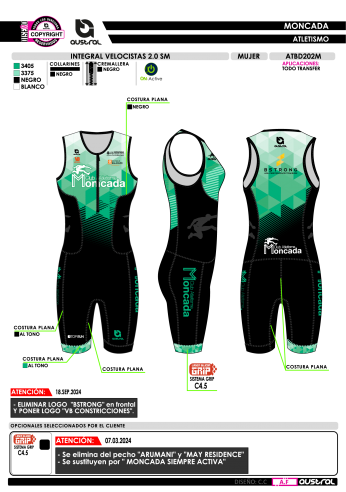 Integral Velocistas 2.0 SM - Negro