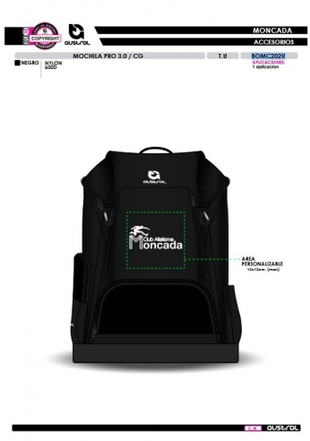 MOCHILA PRO 3.0 CG - Negro