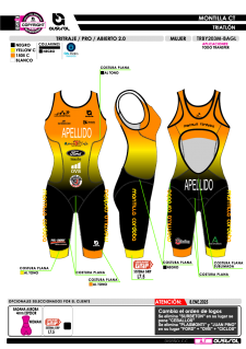 Tritraje PRO abierto 2.0 -... 2