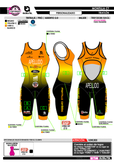 Tritraje PRO abierto 2.0 -... 2