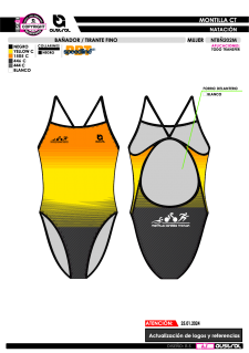 Bañador Tirante Fino - Naranja 2