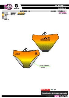 Bañador 8C - Naranja 2