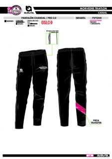 Pant. Chándal PRO 2.0 - Negro 2
