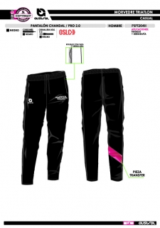 Pant. Chándal PRO 2.0 - Negro 2