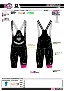 Culotte Corto PRO 3.1 - Negro 2