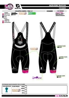 Culotte Corto PRO 3.1 - Negro 2