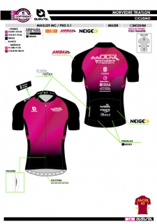 Maillot MC PRO 3.1 - Fucsia 2