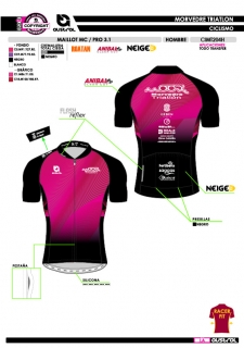 Maillot MC PRO 3.1 - Fucsia 2