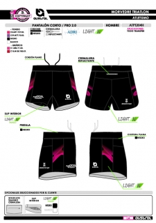 Pantalón Corto PRO 2.0 - Negro 2