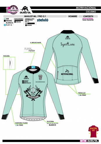 Maillot ML PRO 3.1 - Verde