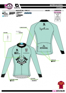 Maillot ML PRO 3.1 - Verde 2