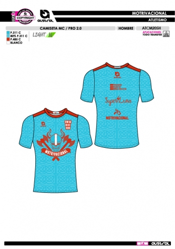 Camiseta MC PRO 2.0 - Azul